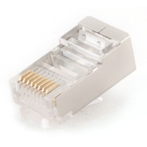 Accesoriu retea Gembird Mufa RJ45 ecranata pentru cablu S/FTP CAT6 100 buc