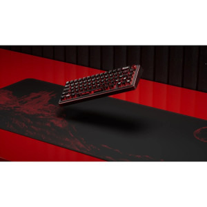 QwertyKey 65 Pro Dracula RGB Red Liniar Prelubrifiat V2 Switch Mecanica