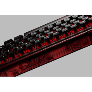 QwertyKey 65 Pro Dracula RGB Red Tactil Prelubrifiat V2 Switch Mecanica