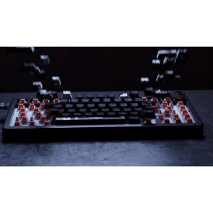 QwertyKey 75 HE Momo Hall Effect RGB Black Magnetic Switch Mecanica