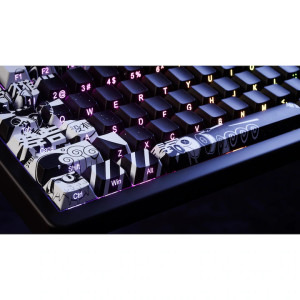 QwertyKey 75 HE Momo Hall Effect RGB Black Magnetic Switch Mecanica