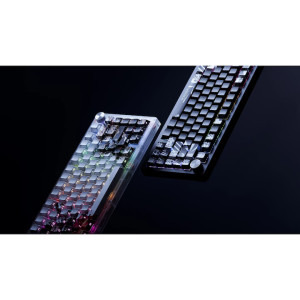 QwertyKey 75 HE Striker Hall Effect RGB White Magnetic Switch Mecanica