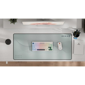 QwertyKey 75 Pro V2 RGB White Liniar Prelubrifiat V2 Switch Mecanica