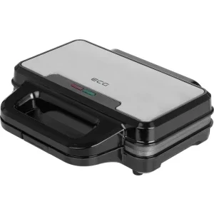 ECG Sandwich maker Grande S2120, 900W, Negru/Argintiu