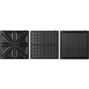 ECG Sandwich maker S4310, 1200W, Negru/Argintiu