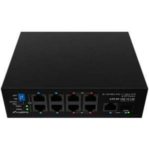 Lanberg Gigabit ILFE-8P-1GE-1S-120