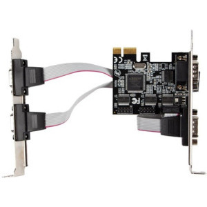 Lanberg PCE-DB9-004 1x PCI-E Male - 4x Serial Male, Low profile