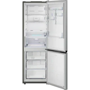 Beko B5RCNA375HXB1, 370 L, Clasa D, No Frost, HarvestFresh, AeroFlow, Control electronic, 186 cm, Metal Look