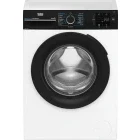 Masina de spalat rufe Beko BM3WFSU38215WPBBEE, Slim, 8 kg, 1200 RPM, Clasa A, Smart Inverter, EnergySpin, SteamCure, AquaWave, Alb