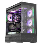PC Gaming DRAGON Elite Advanced Edition, AMD Ryzen 7 7700X3D 4.0GHz, 32GB DDR5, 2TB SSD, RX 9070 GRE 12GB GDDR6, Iluminare RGB