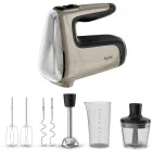 Tefal Mixer de mana PowerMix Silence HT663AF0, 850W, Crem/Negru