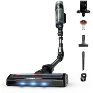 Rowenta X-Force Flex 10.80 RH7A35E0, vertical, 300W, 0.44L, Negru/Verde