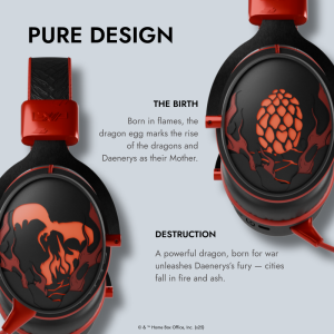 LexIP Game of Thrones - Targaryen Dragon Black/Red