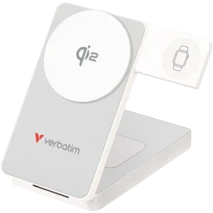 Verbatim Charge 'n' Go, 10000 mAh, 1x USB-C, 30 W, Qi2, White