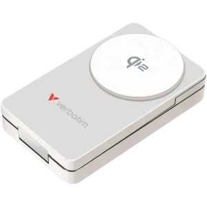 Verbatim Charge 'n' Go, 10000 mAh, 1x USB-C, 30 W, Qi2, White