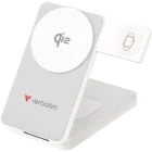 Baterie externa Verbatim Charge 'n' Go, 10000 mAh, 1x USB-C, 30 W, Qi2, White