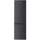 Combina frigorifica Heinner HCNF-HM293INVDGD, 293 L, Clasa D, Total No Frost, Inverter, Control electronic, 186 cm, Antracit