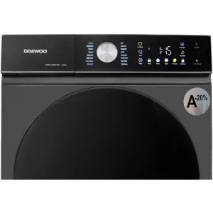 Daewoo DWD-CS8014SK, Slim, 8 kg, 1400 RPM, Clasa A, Inverter, Gri