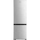 Combina frigorifica Heinner HCNF-M330INVSE++, 330 L, Clasa E, Total No Frost, Inverter, Control electronic, 186 cm, Argintiu