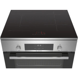 Bosch HLS59D351, Electric, 4 zone de gatit, EcoClean Direct, AutoPilot 10, 3D HotAir, Autocuratare hidrolitica, Timer, Grill, Clasa A, 60 cm, Inox