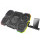 Stand/Cooler notebook Esperanza Gaming laptops, 17.3 inch Breva, 5 ventilatoare, iluminare LED RGB