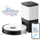 Aspirator robot TP-LINK Tapo RV30 Plus, Li-Ion 5000 mAh, 4200Pa, 0.4 L + 4L, Alb/Negru