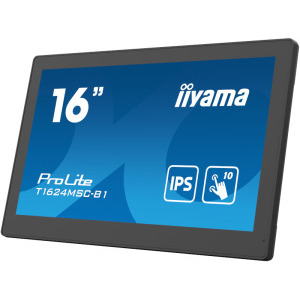 IIyama ProLite T1624MSC-B1 Touchscreen 15.6 inch FHD IPS 25 ms 60 Hz