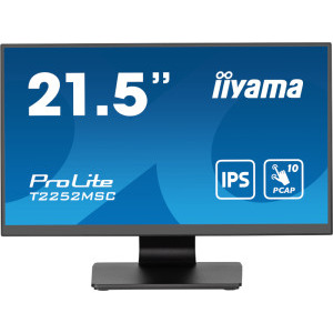 Monitor LED IIyama ProLite T2252MSC-B2 Touchscreen 21.5 inch FHD IPS 5 ms 60 Hz