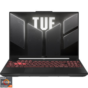 Laptop ASUS Gaming 16 TUF A16 FA607NUG, FHD+ 144Hz, Procesor AMD Ryzen™ 7 7445HS (16M Cache, up to 4.7 GHz), 16GB DDR5, 512GB SSD, GeForce RTX 4050 6GB, No OS, Mecha Gray
