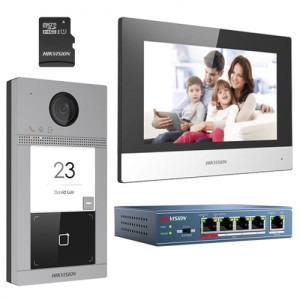 Hikvision Kit videointerfon DS-KIS604-S(C)