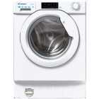Masina de spalat rufe cu uscator Candy incorporabila CBD 485D1E/1-S, Spalare 8 kg, Uscare 5 kg, 1400 RPM, Clasa D, Easy Iron, Alb