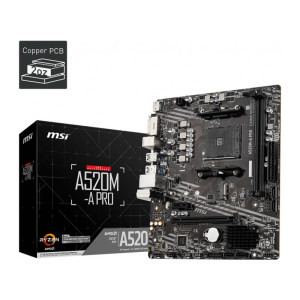 AMD Ryzen 5 5500 3.6GHz + A520M-A PRO