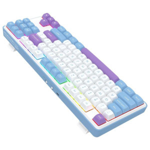Redragon Star Blade Pro RGB TKL Alb-Mov Switch -uri liniare Mint Mambo Mecanica
