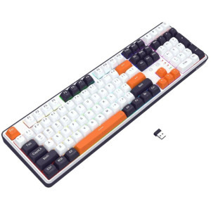 Redragon Wyvern RGB Alb-Portocaliu Switch-uri liniare Mint Mambo Mecanica