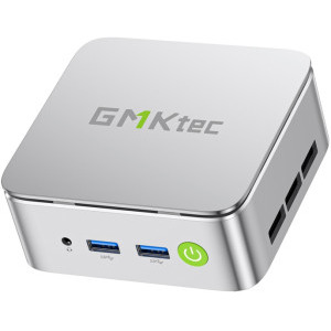Mini PC GMKtec G10, Procesor AMD Ryzen 5 3500U 2.1GHz Picasso, 16GB RAM, 512GB SSD, Radeon Vega 8, Windows 11 Pro
