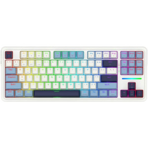 Redragon Antonium Pro TKL RGB Alb-Albastru Switch-uri liniare Redragon Gri Mecanica