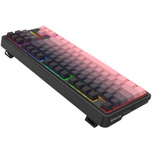 Redragon Antonium Pro TKL RGB Negru-Roz Switch-uri liniare Huano Mecanica