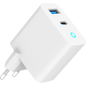 Gembird Universal, 1 x USB-C, 1 x USB-A, 65W White