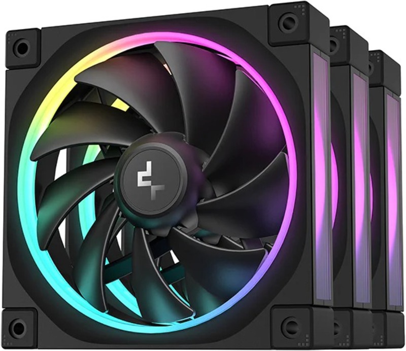Ventilator Deepcool FL12 ARGB 120mm Black Three Fan Pack