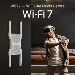 TP-LINK 2.5Gigabit RE655BE Tri-Band WiFi 7