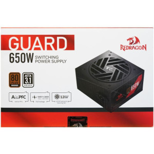 Redragon RGPS650WGU 650W, 80+ Bronze