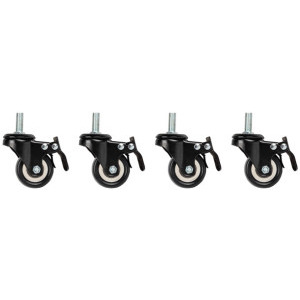 Lanberg Set 4x roti cu frana integrata AK-1601-B