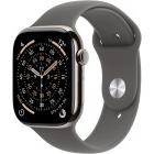 SmartWatch Apple Watch Series 11, Cellular, GPS, 42mm Carcasa Natural Titanium, Stone Grey Sport Band - S/M