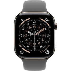 Apple Watch Series 11, Cellular, GPS, 42mm Carcasa Natural Titanium, Stone Grey Sport Band - M/L