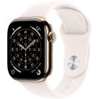 SmartWatch Apple Watch Series 11, Cellular, GPS, 42mm Carcasa Gold Titanium, Light Blush Sport Band - S/M