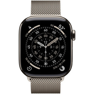 Apple Watch Series 11, Cellular, GPS, 46mm Carcasa Natural Titanium, Natural Milanese Loop - M/L