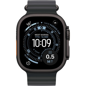 Apple Watch Ultra 3, Cellular, 49mm Carcasa Black Titanium, Black Ocean Band