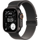 SmartWatch Apple Watch Ultra 3, Cellular, 49mm Carcasa Titanium Black, Black Titanium Milanese Loop - Medium