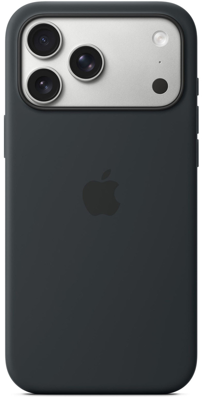 Apple Protectie pentru spate, material silicon pentru iPhone 17 Pro, culoare Black