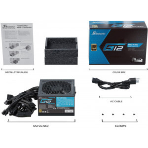 Seasonic G12 GC-650, 80+ Gold, 650W
